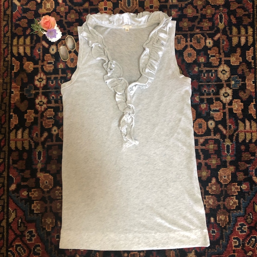 J. Crew Victoria Ruffle Tissue Cami